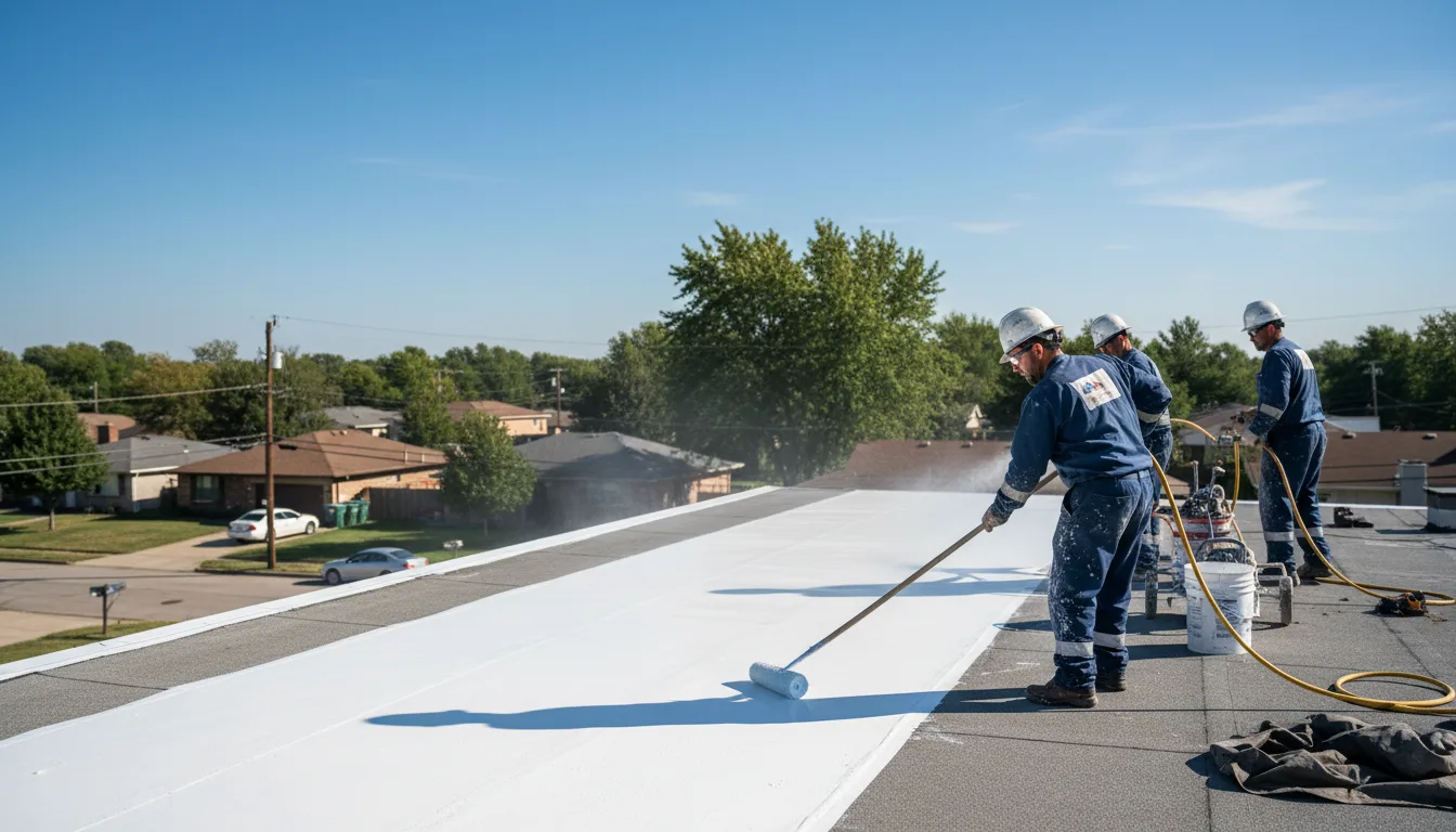 Commercial roof coating in Lorena, TX near me